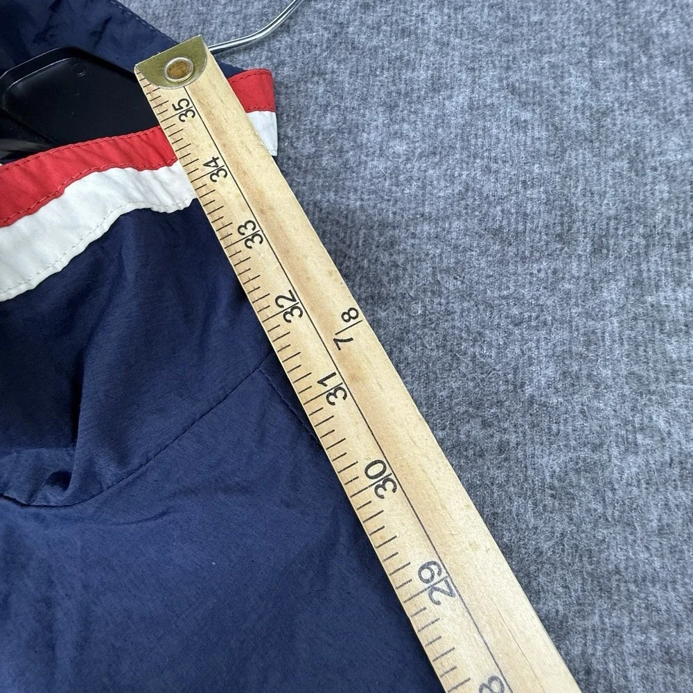 Vintage FILA Full Zip‎ Windbreaker Jacket Mens 2XL Blue Color Block